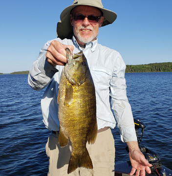 Smallmouth Bass Fishing in Canada is fantastic at Halley's Camps