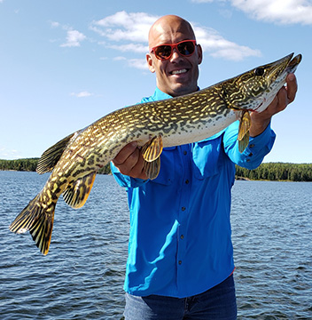 Pike Fishing in Shallow Waters